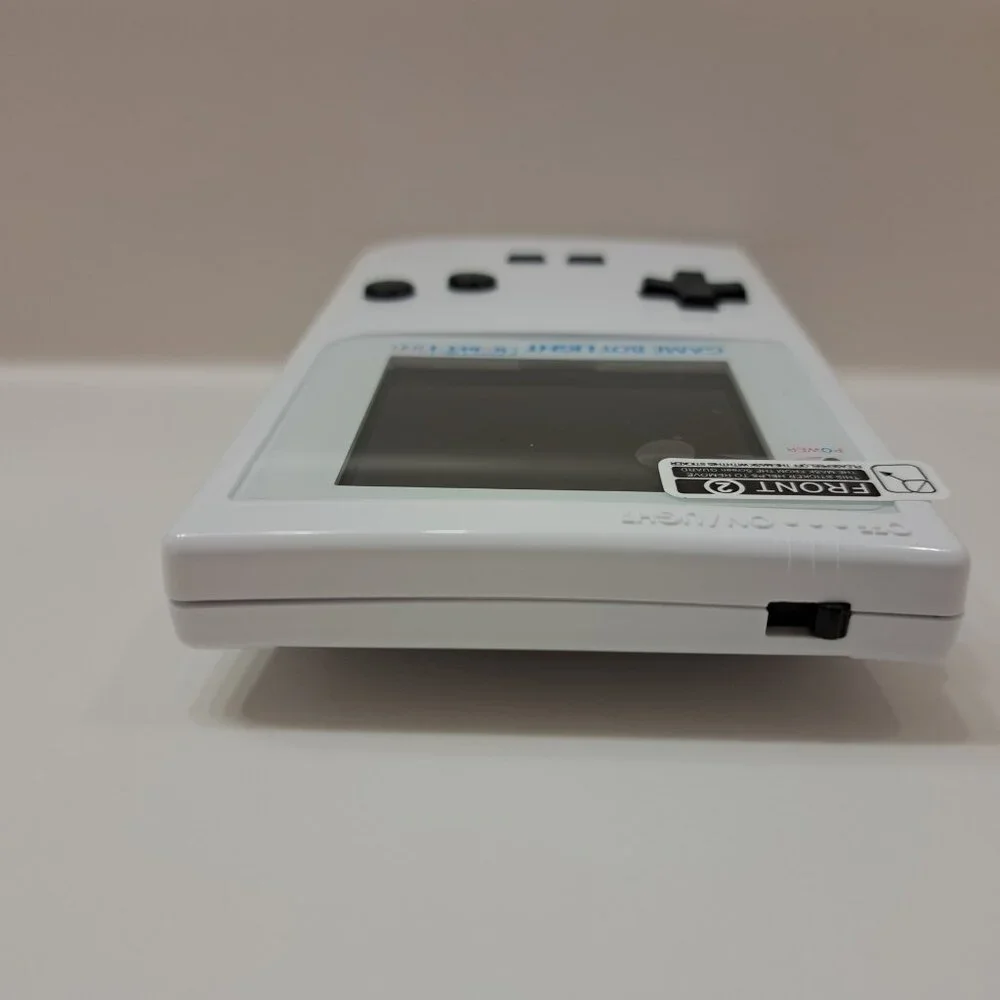Refurbished Gameboy Light With Upgraded Backlit LCD Screen White